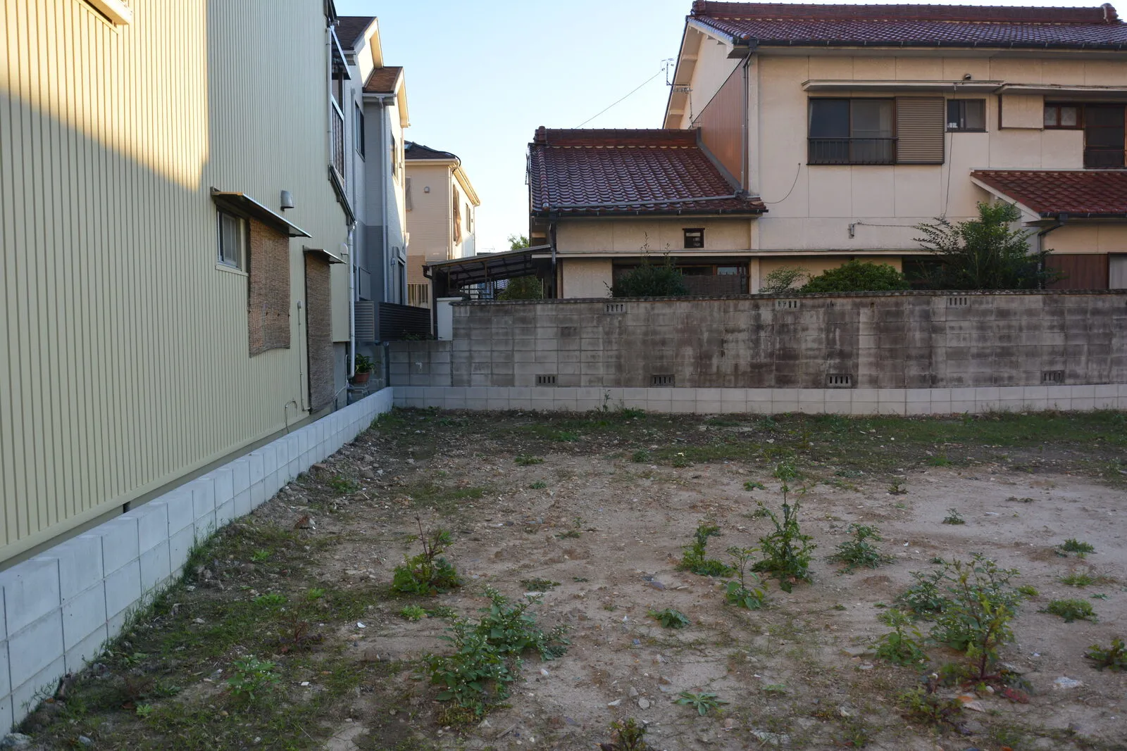 敷地調査・住宅街の中の敷地